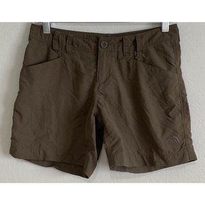 The North Face Women's Dark Khaki Size 2 Lightweight Active Shorts 28" x  6"
